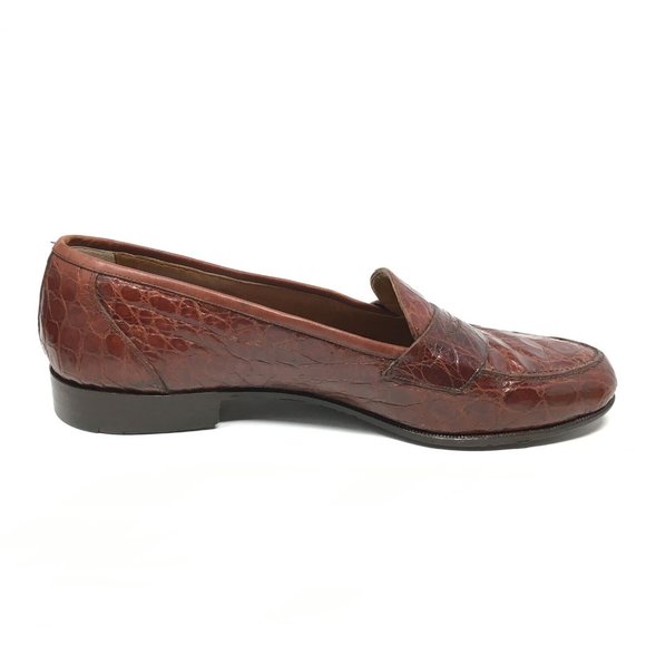 Giuliana Maravalle Loafers Shoe Size 9.5 Crocodile main image 3